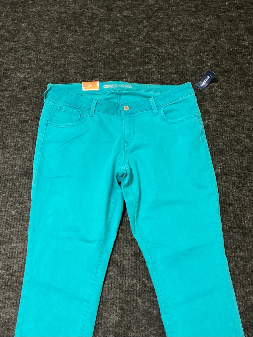 Old Navy Women's Teal Skinny Jeans